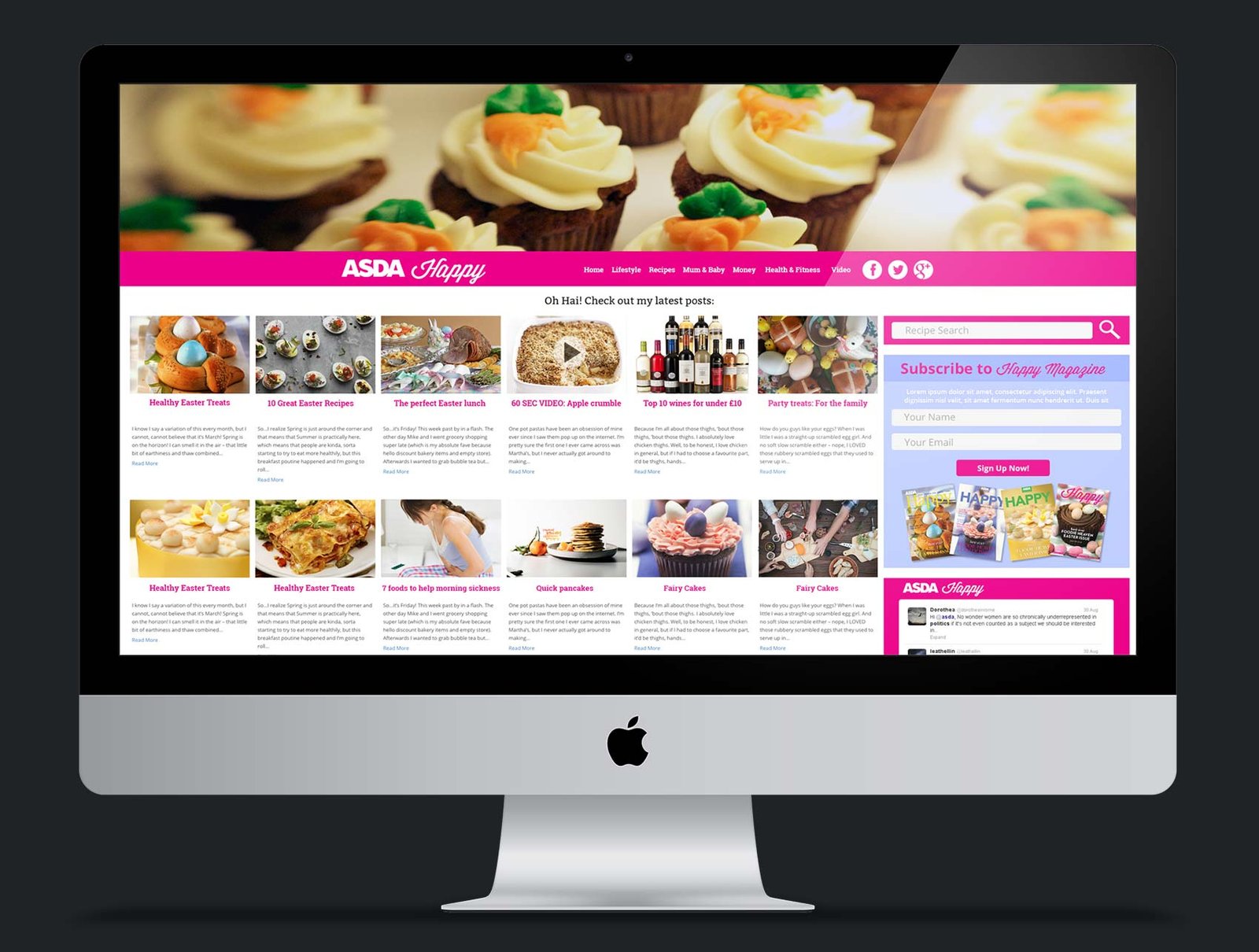 ASDA Magazine concept for pitch