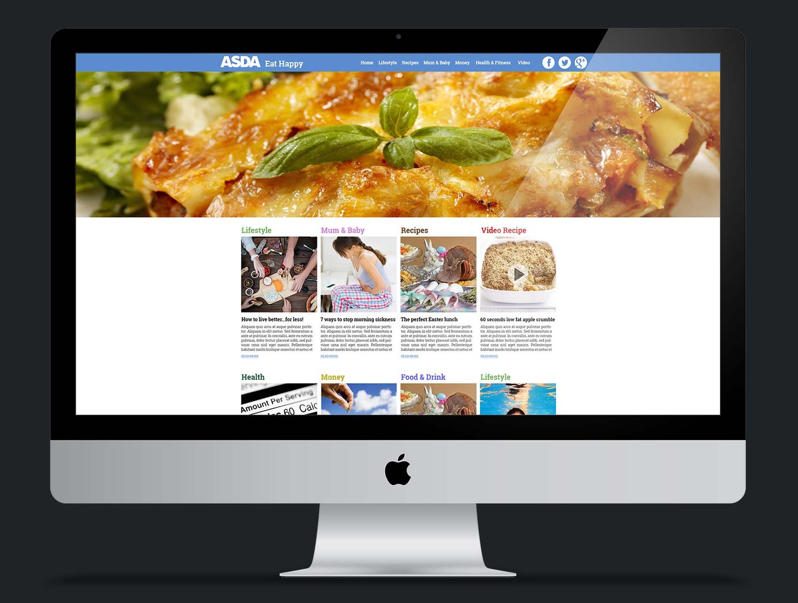 ASDA Magazine Concept for Pitch