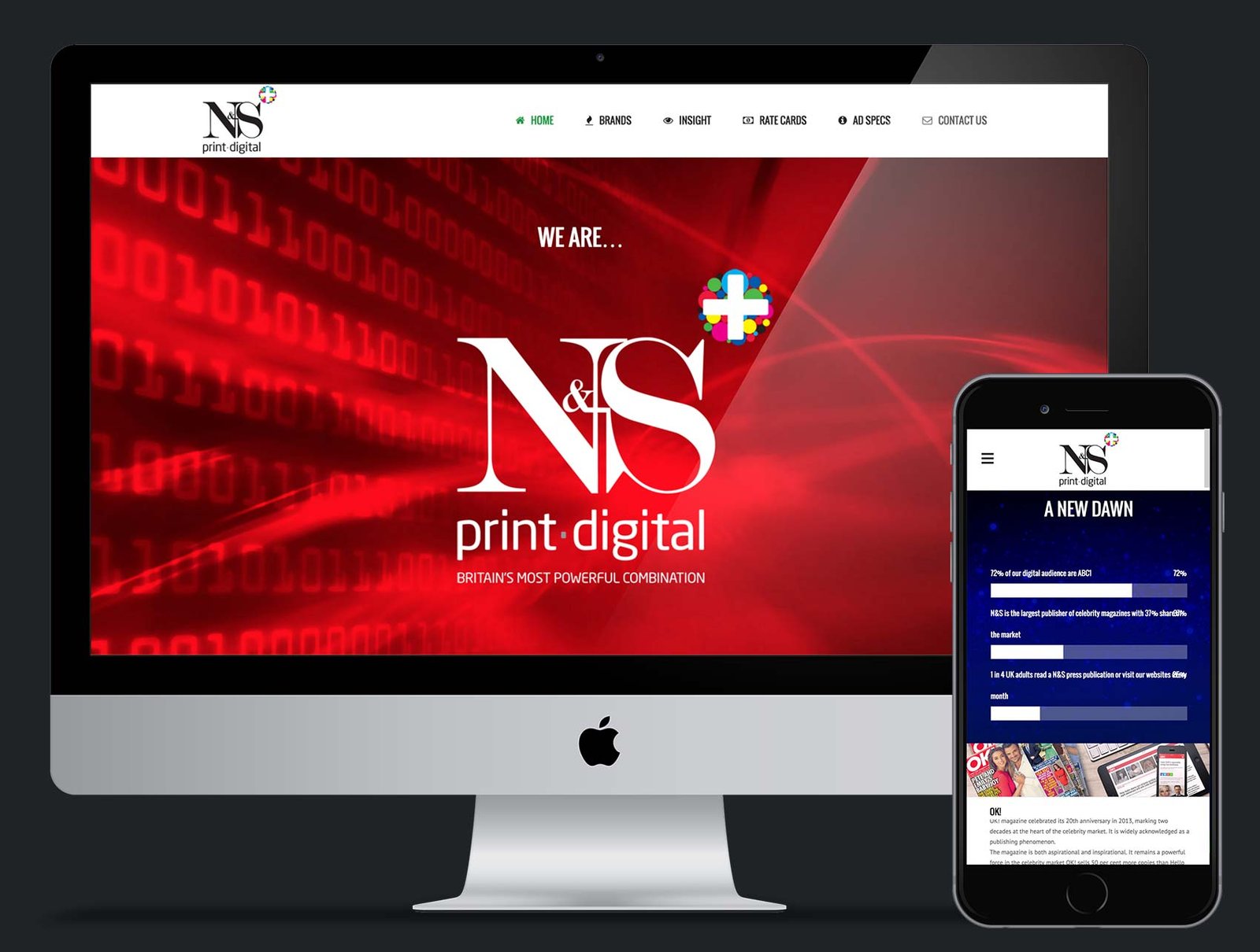 N&S+ Website Design and Build using Wordpress Platfrom